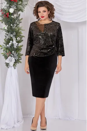 Платье Mira Fashion 5508 черный