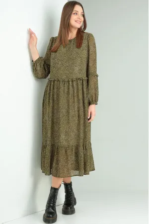 Платье Rishelie 874 хаки new