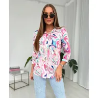 Блузка Nika.pl 04012106 M&M-12 Розовый мрамор