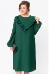 Платье Swallow 710 темный изумруд