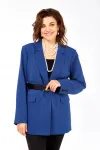 Пиджак Ольга Стиль С986 темно-синий
