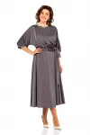 Платье Ольга Стиль С959 серый