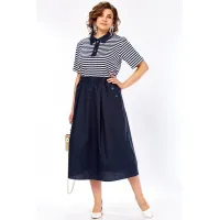 Платье Matini 3.1808 белый+синий