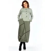 Платье Celentano 5073 приглушенный шалфейный