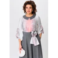 Платье Angelina & Company 1202 серый