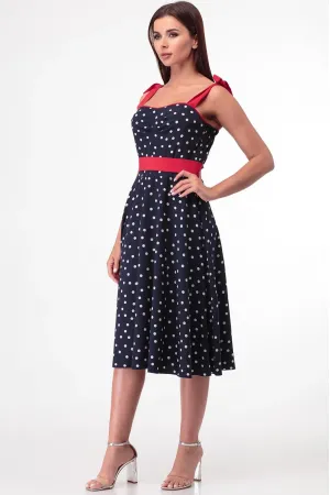 Платье Anelli 843 темно-синий