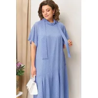 Платье Volna 1422 голубой