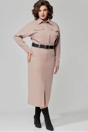 Платье Орхидея Люкс 1646 Пудровый