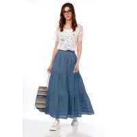 Юбка Lucky Fox 20272 синий джинс