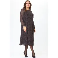 Платье Sova 11257 коричневый