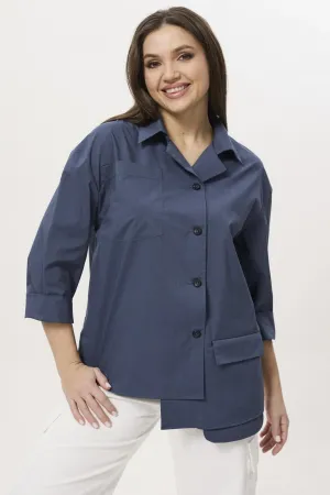 Блузка Ma Cherie 1067 темно-синий