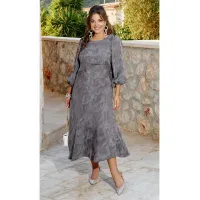 Платье Vittoria Queen 27103 меланж серый