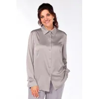 Блузка Ольга Стиль С962 серый
