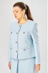 Пиджак Bonna Image 1039-2 голубой