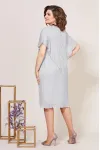Платье Mira Fashion 5258-3 серебро