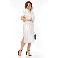 Платье Matini 3.1774 белый+полоска