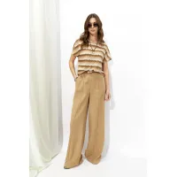 Майка Люше 4350 оттенки бежево-коричневый