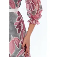 Платье Moda-Versal 2483 бирюзово-коралловый