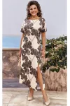 Платье Vittoria Queen 25703 * бежевый+принт цветы