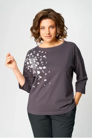 Блузка Rumoda 2089 дл.р. графитовый