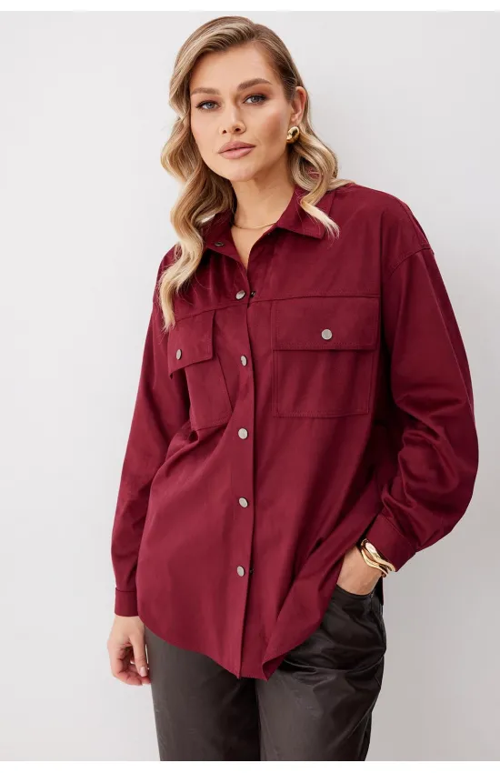 Блузка Kaloris 2252 бордо