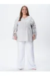 Блузка Condra Deluxe 16285 серый Блузка Condra Deluxe 16285 серый