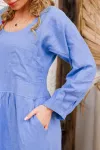Платье Амулет 9922 голубой 164