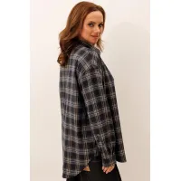 Блузка Лиона-Стиль 915 темно-синий