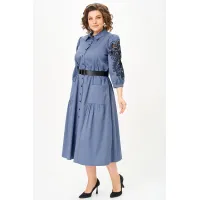 Платье Rishelie 996-2 голубой