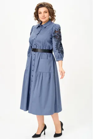 Платье Rishelie 996-2 голубой