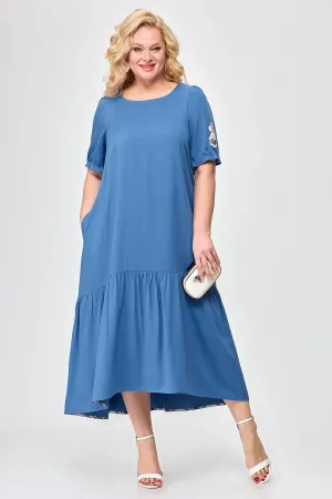 Платье Algranda 3989-С Сине-голубой