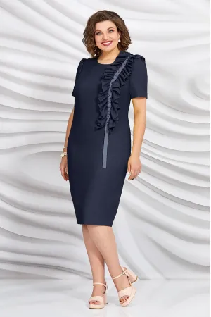 Платье Mira Fashion 5431-3 темно-синий