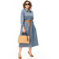 Платье Карина Делюкс М-1369 деним Платье Карина Делюкс М-1369 деним