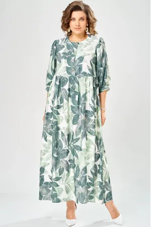 Платье Axxa 55234 оливковый