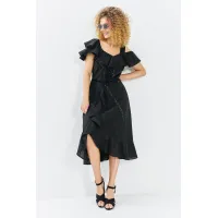 Платье Euromoda 709 чёрный Платье Euromoda 709 чёрный