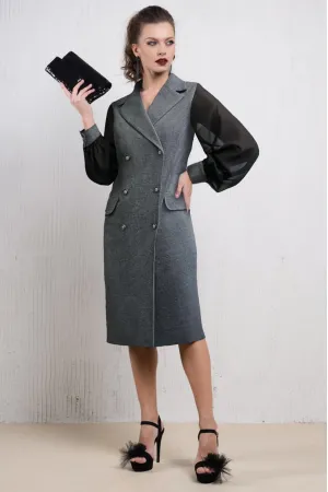 Платье Avanti 1457-1 графитово-чёрный