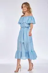 Платье Такка Плюс 24-222 голубой