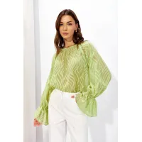 Блузка Люше 4324 салатовый