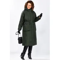 Пальто Lady Secret 8295 Патиново-зеленый