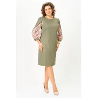 Платье Lady Style Classic 3062 Оливковый