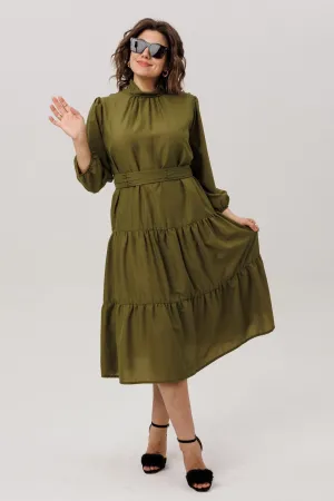 Платье Anelli 1798 испанская оливка