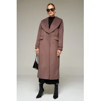 Пальто Beautiful & Free 7019 какао