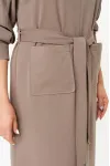 Платье Lady Style Classic 3017 Коричневые тона Платье Lady Style Classic 3017 Коричневые тона