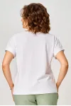 Блузка Rumoda 2259 белый_зеленый Блузка Rumoda 2259 белый_зеленый