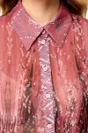 Блузка Abbi 4023 розовый пайетки