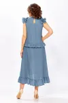 Платье Mira Fashion 5695-2 приглушенно-синий