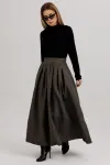 Юбка Faufilure С947 коричнево-серый