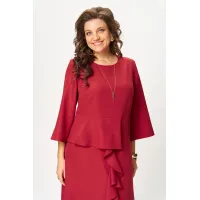 Платье Кокетка И К 1520 красный