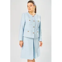 Пиджак Bonna Image 1039-2 голубой