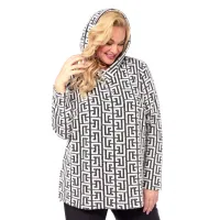 Кофта Lakona 11651 черно-белый